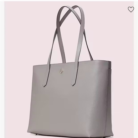 Kate Spade Molly Large Zip-Top Work Tote | Taupe - Picture 5 of 16